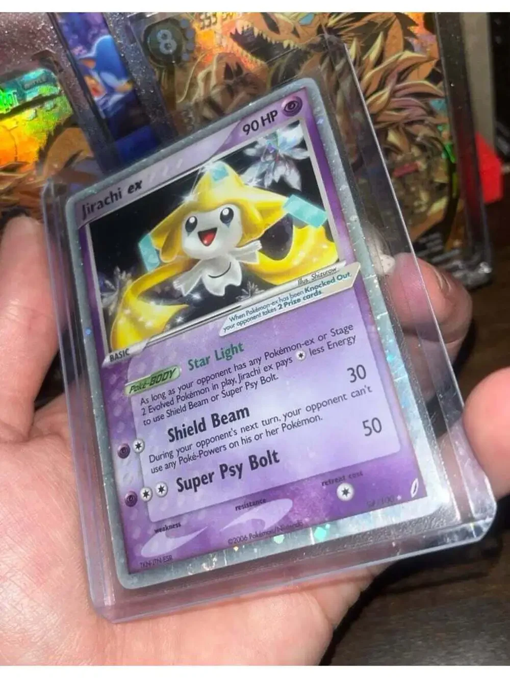 Pokemon Jirachi ex EX Crystal Guardians Ultra Rare #94 MP Toploaded (RARE)